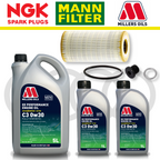 Paquete de servicio a domicilio para Audi S4 S5 B9 TDI - Millers Oil Premium