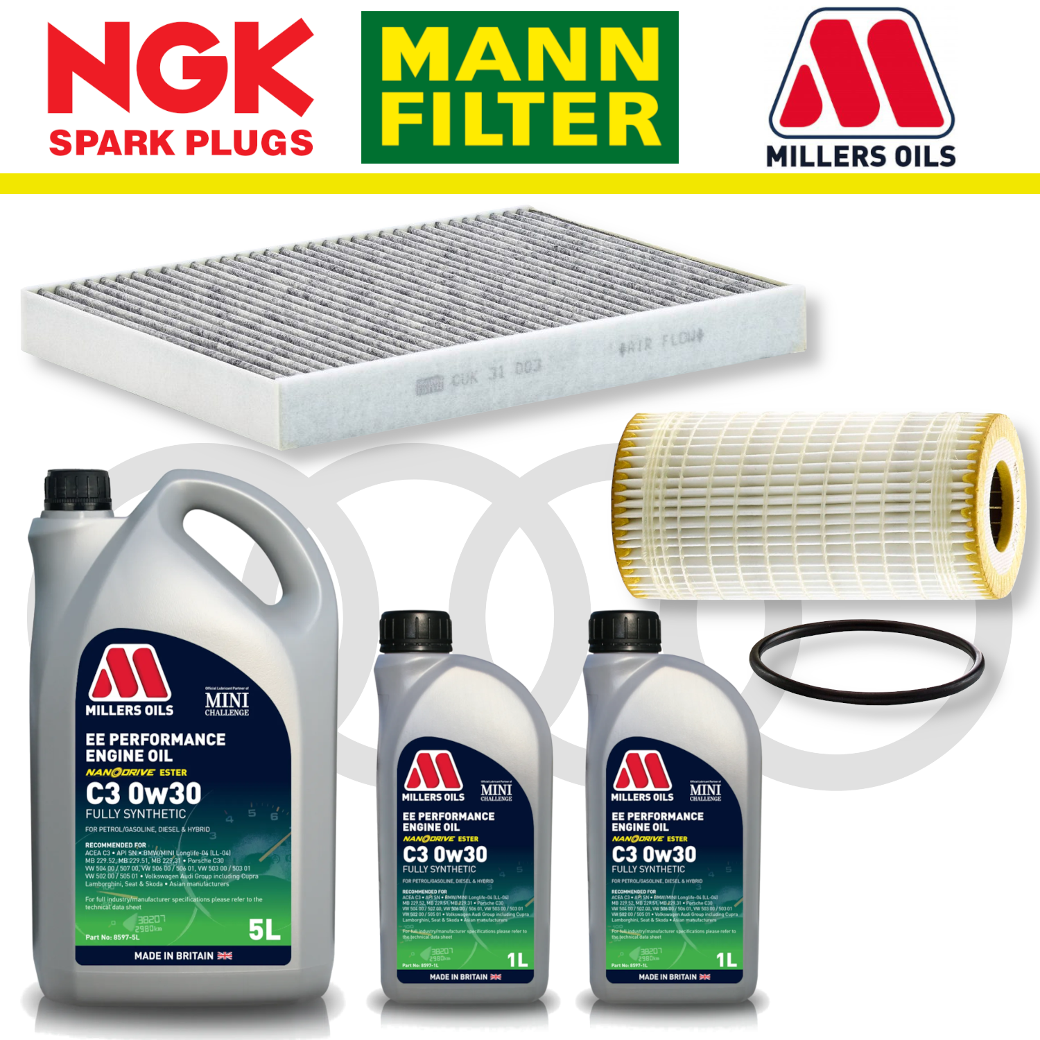 Audi S4 S5 B9 TDI Home Service Pack - Millers Oil Premium