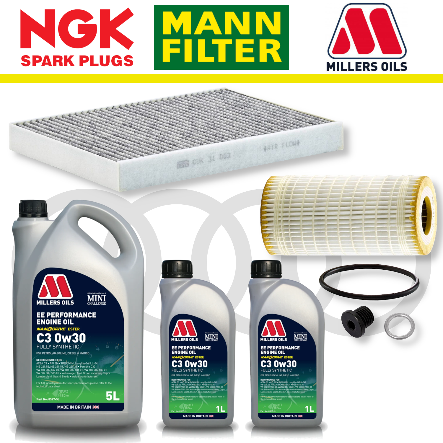 Audi S4 S5 B9 TDI Home Service Pack - Millers Oil Premium