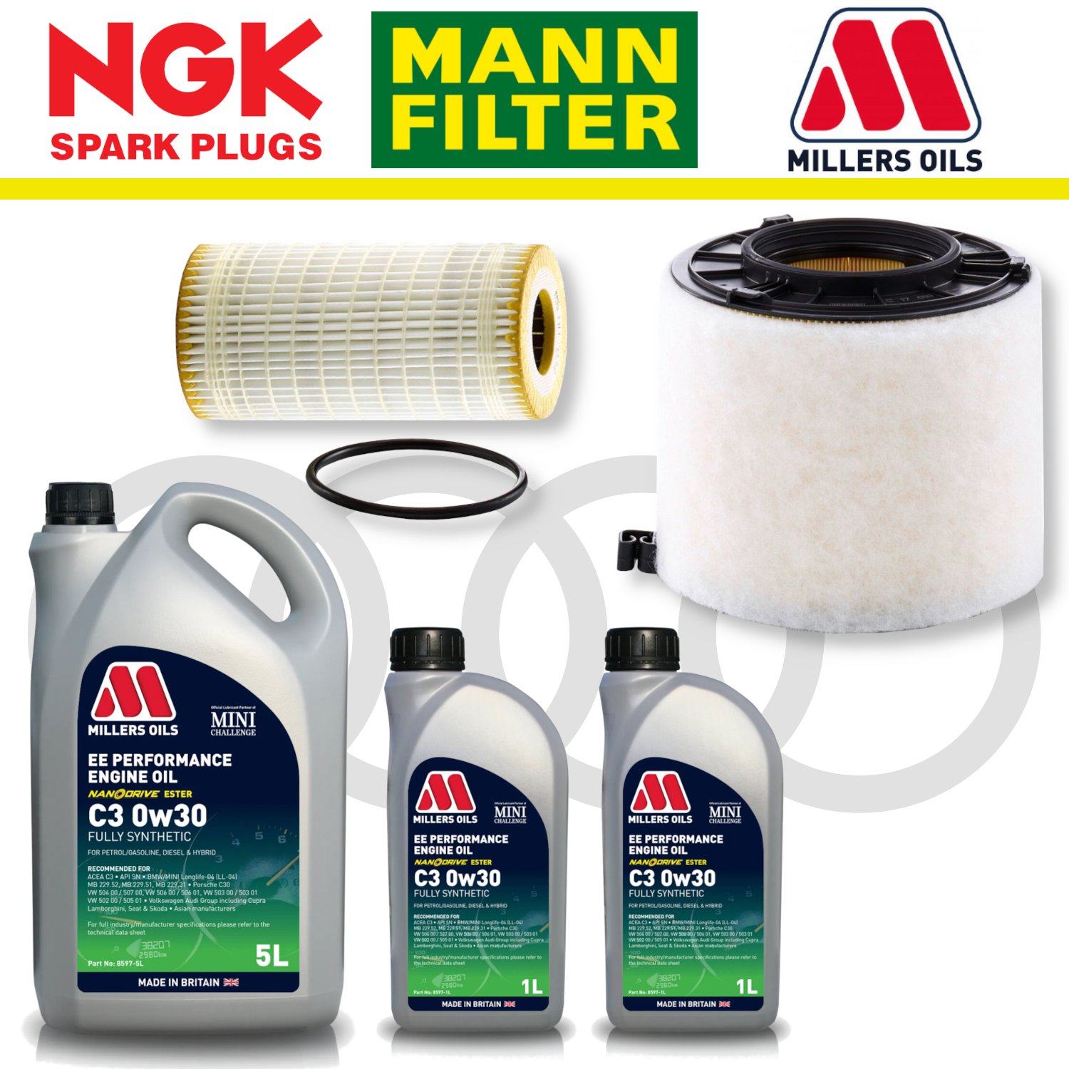 Audi S4 S5 B9 TDI Home Service Pack - Millers Oil Premium