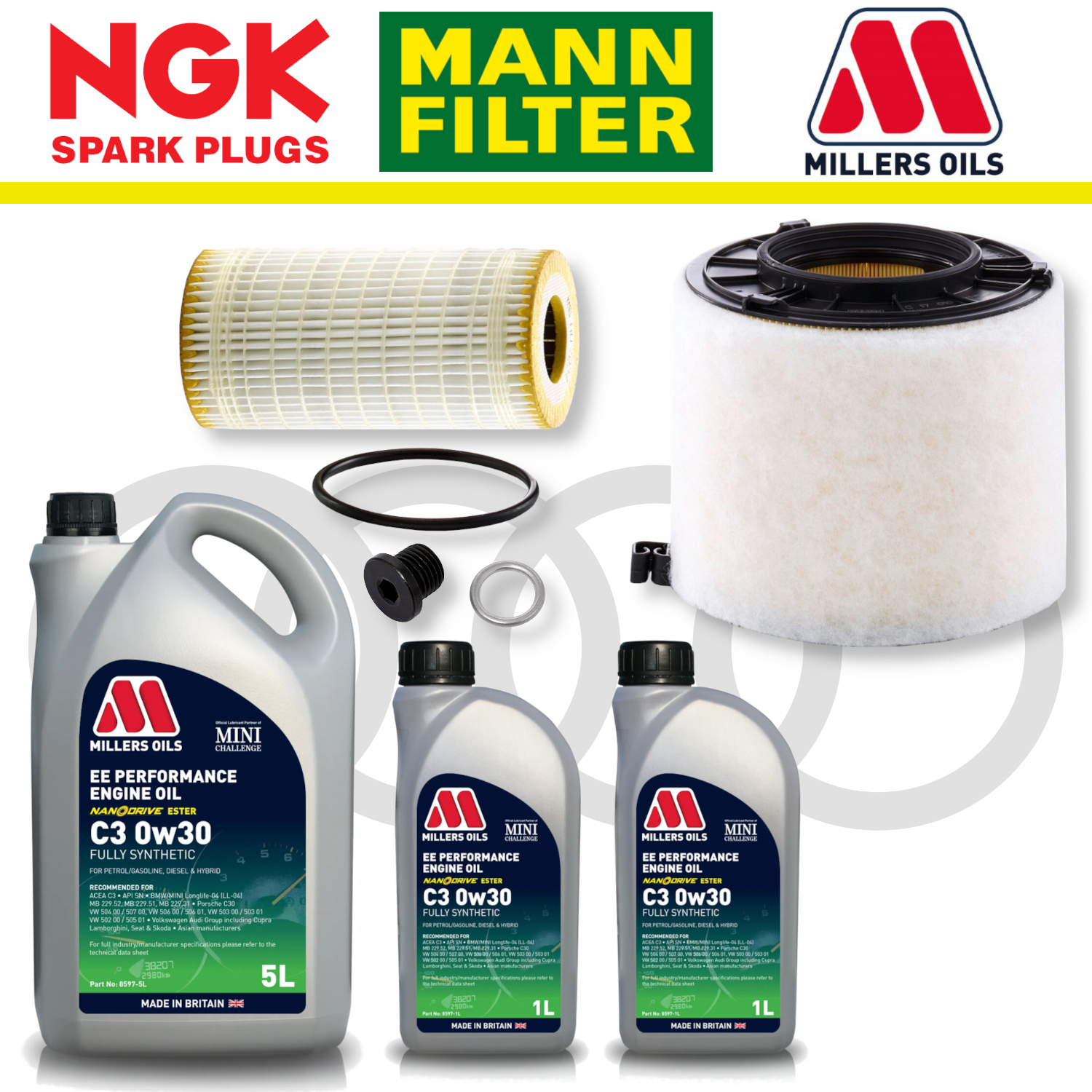 Audi S4 S5 B9 TDI Home Service Pack - Millers Oil Premium