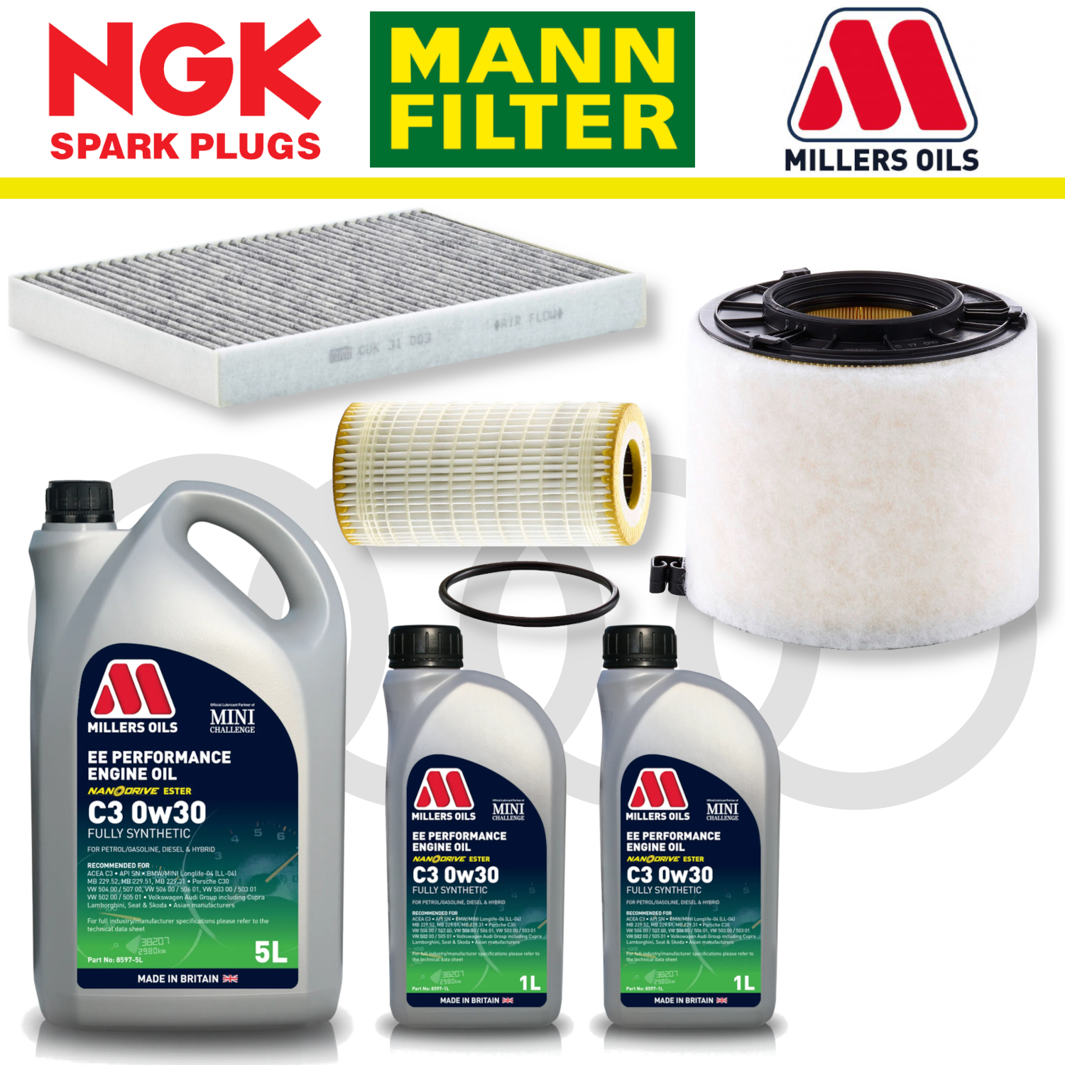 Audi S4 S5 B9 TDI Home Service Pack - Millers Oil Premium