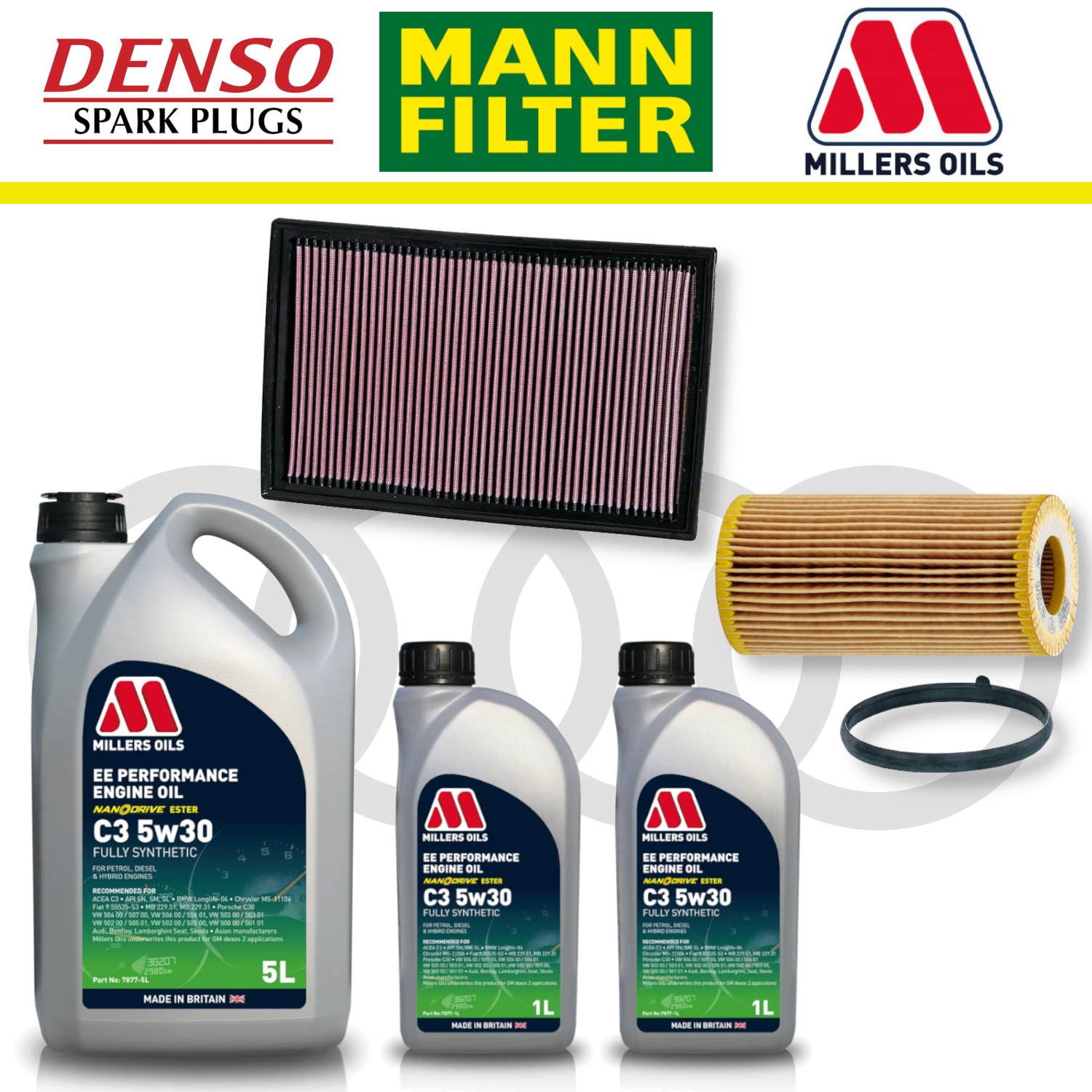 Audi TTRS 8J EA855 Home Service Pack - Millers Oil Premium