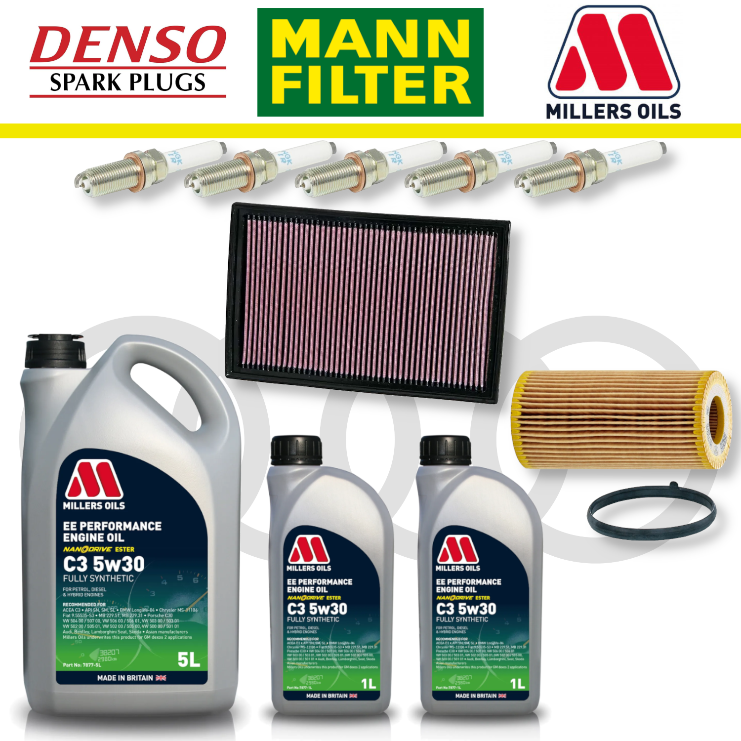 Audi TTRS 8J EA855 Home Service Pack - Millers Oil Premium