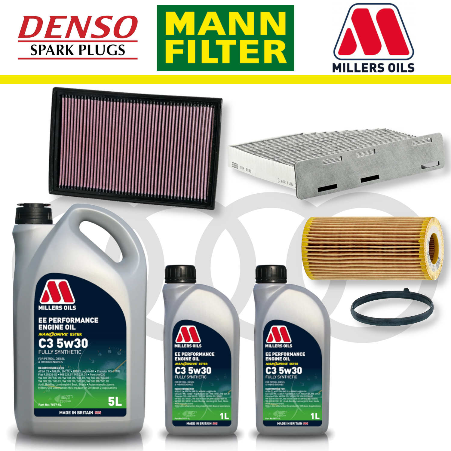 Audi TTRS 8J EA855 Home Service Pack - Millers Oil Premium