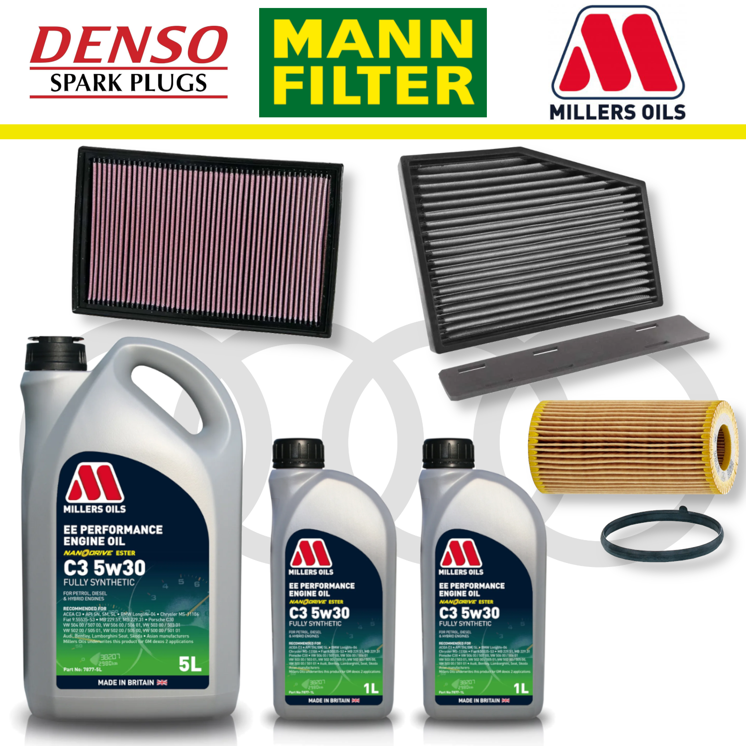 Audi TTRS 8J EA855 Home Service Pack - Millers Oil Premium