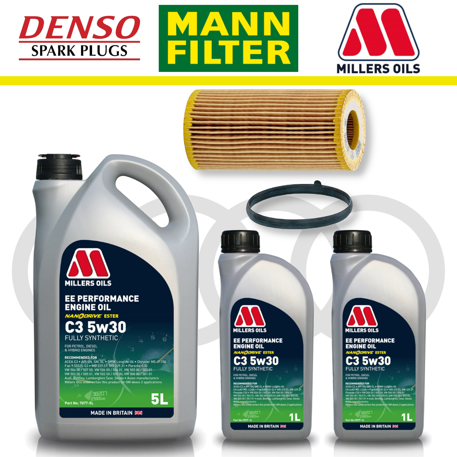 Audi TTRS 8J EA855 Home Service Pack - Millers Oil Premium