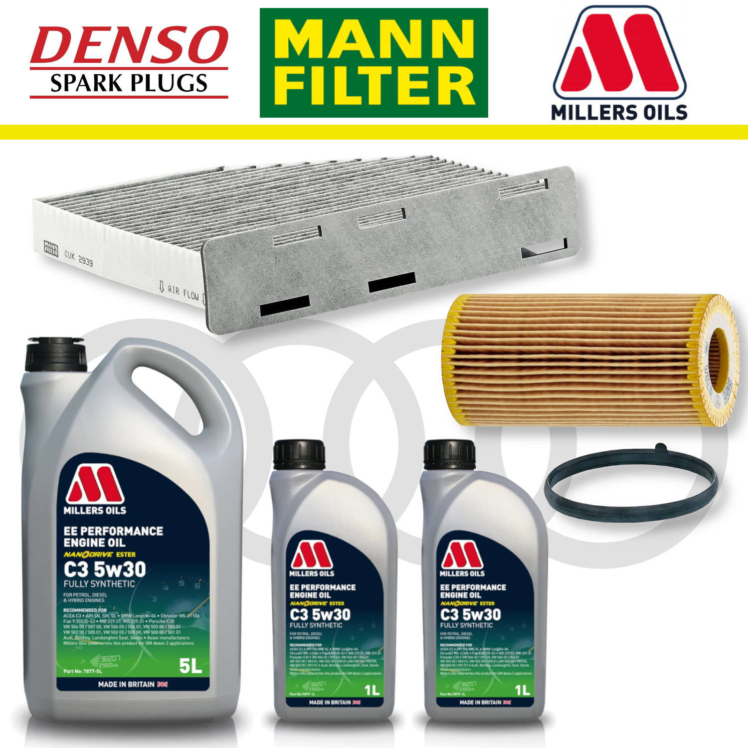 Audi TTRS 8J EA855 Home Service Pack - Millers Oil Premium