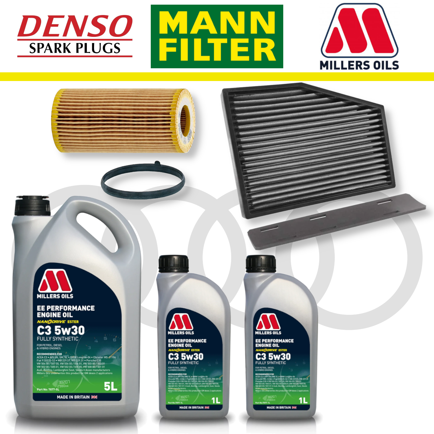 Audi TTRS 8J EA855 Home Service Pack - Millers Oil Premium