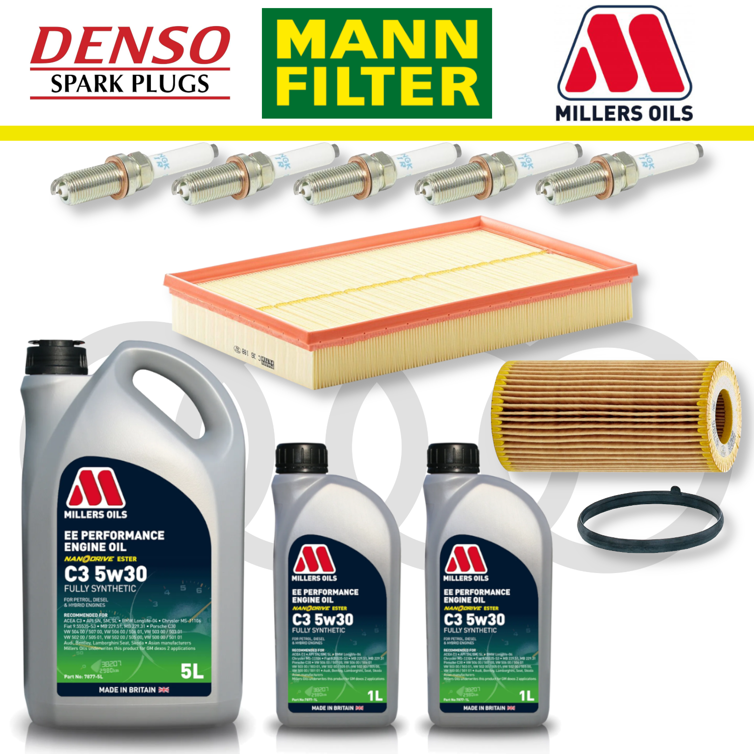 Audi TTRS 8J EA855 Home Service Pack - Millers Oil Premium