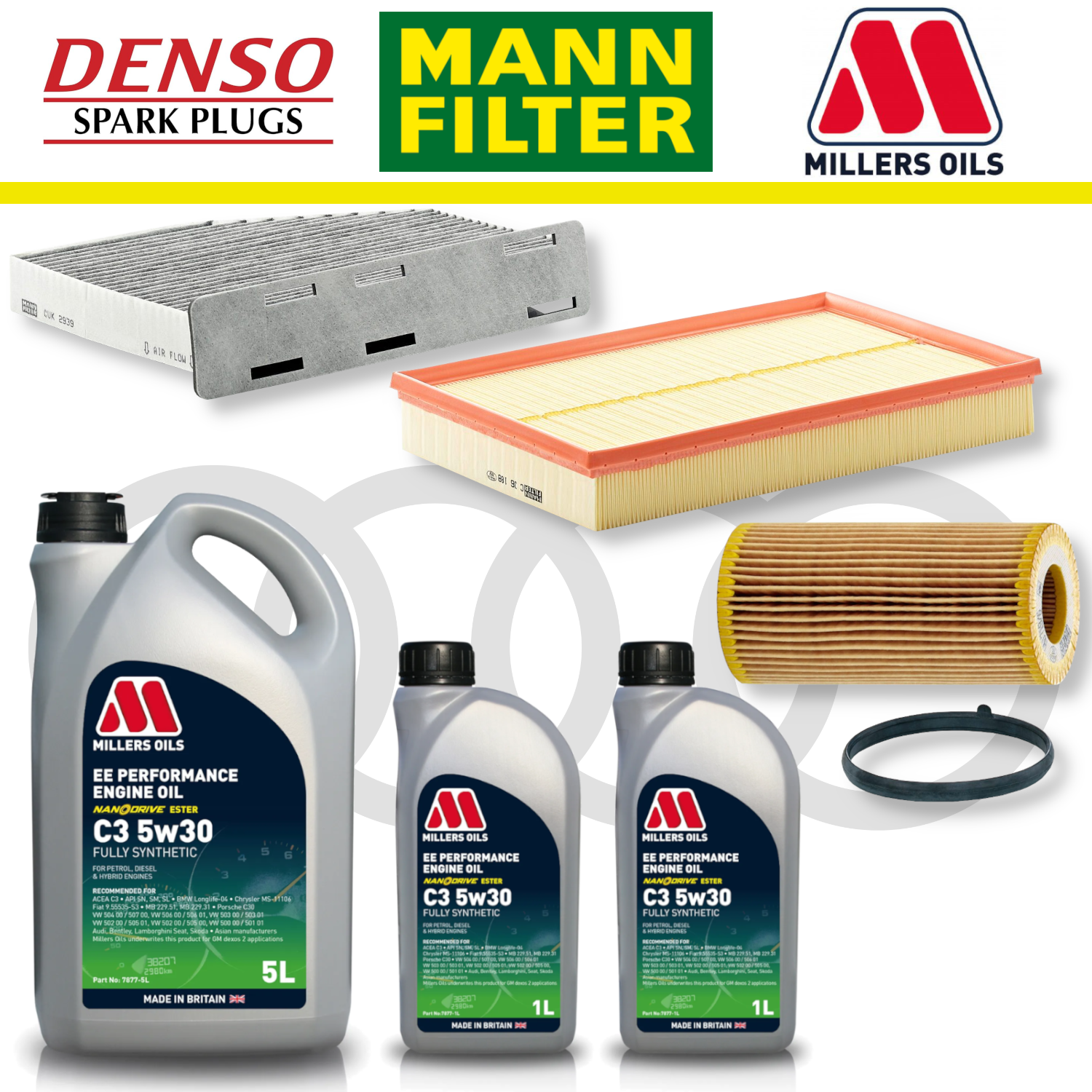 Audi TTRS 8J EA855 Home Service Pack - Millers Oil Premium