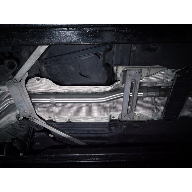 Eliminación de la caja trasera Cobra Sport BMW 128ti (F40) GPF/PPF para carreras traseras con escape de alto rendimiento