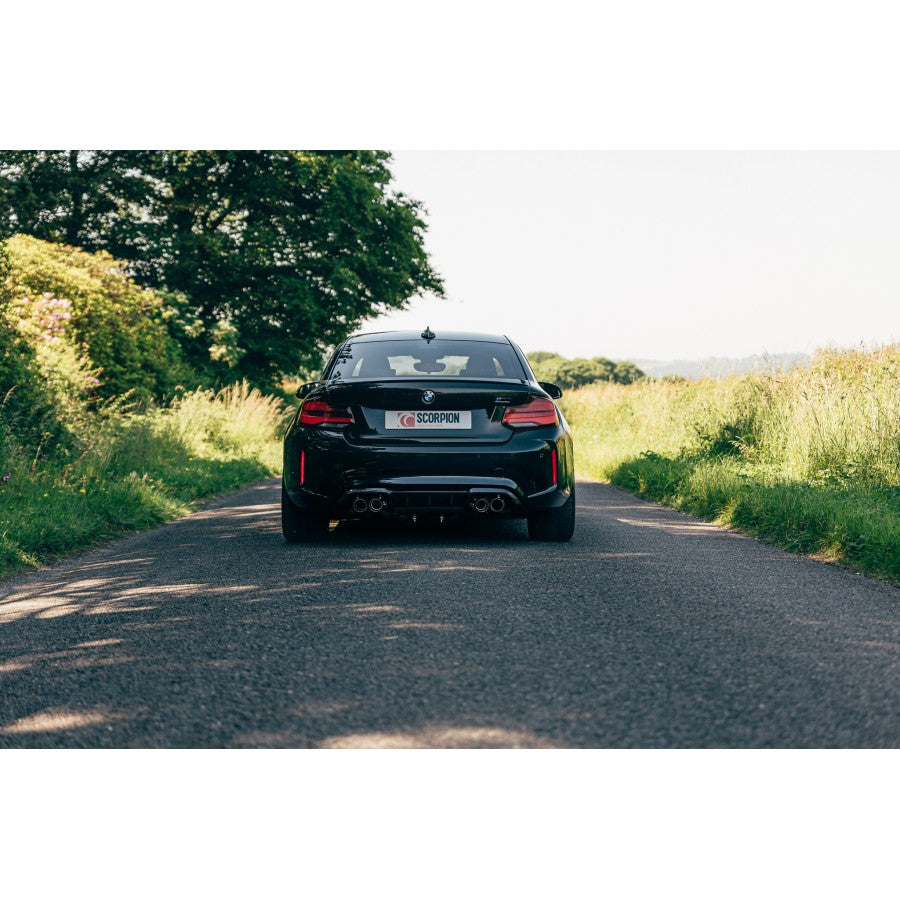 Sistema de escape trasero GPF para BMW M2 Competition de Scorpion (F87 S55)