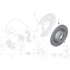 Genuine BMW Rear Brake Discs 330mm - BMW 335i 340i F30/F31 435i 440i F32/F33