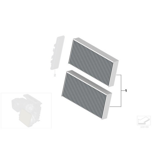 Filtre d'habitacle BMW d'origine - BMW B48 128ti M135i F40 M235i F44