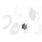 Plaquettes de frein avant d'origine BMW - BMW 128ti M135i F40 M235i F44