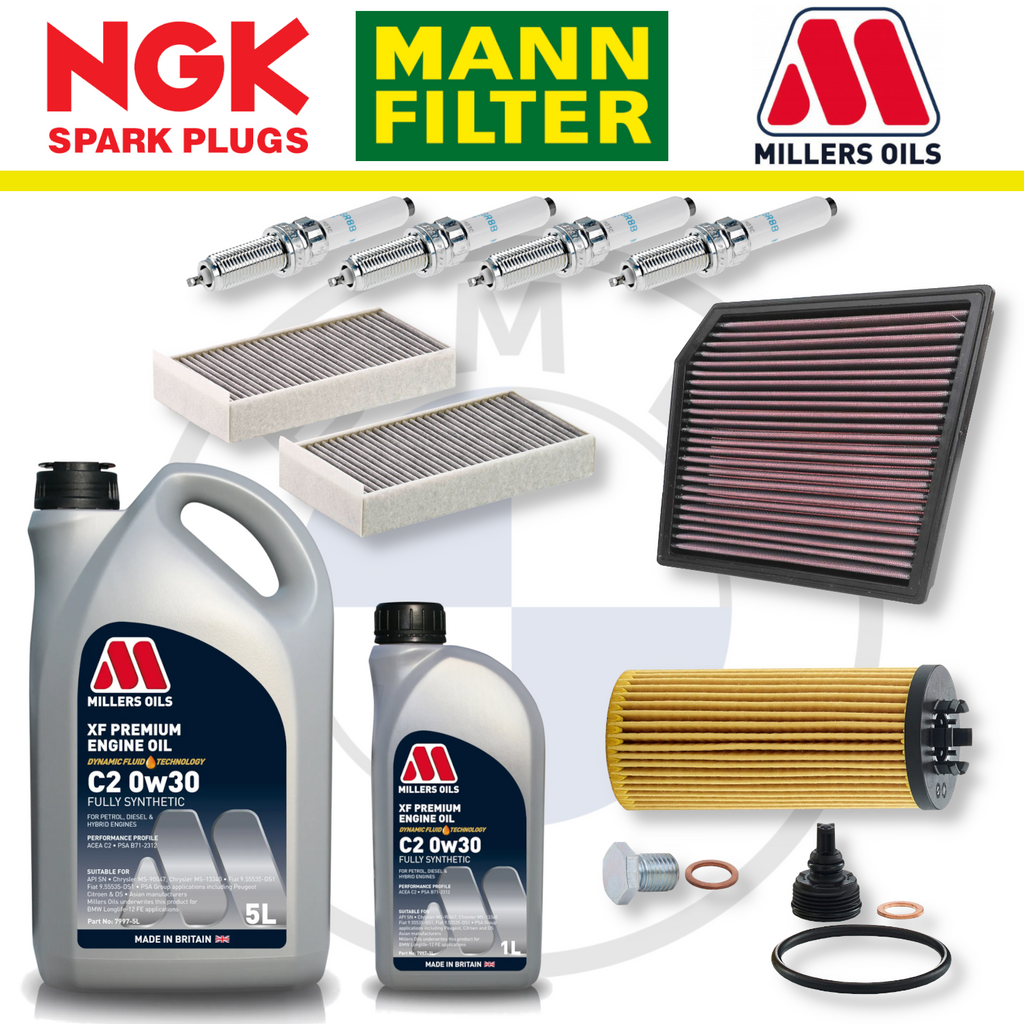 BMW 128ti M135i M235i B48 F40 F44 Home Service Pack - Millers Oil Premium