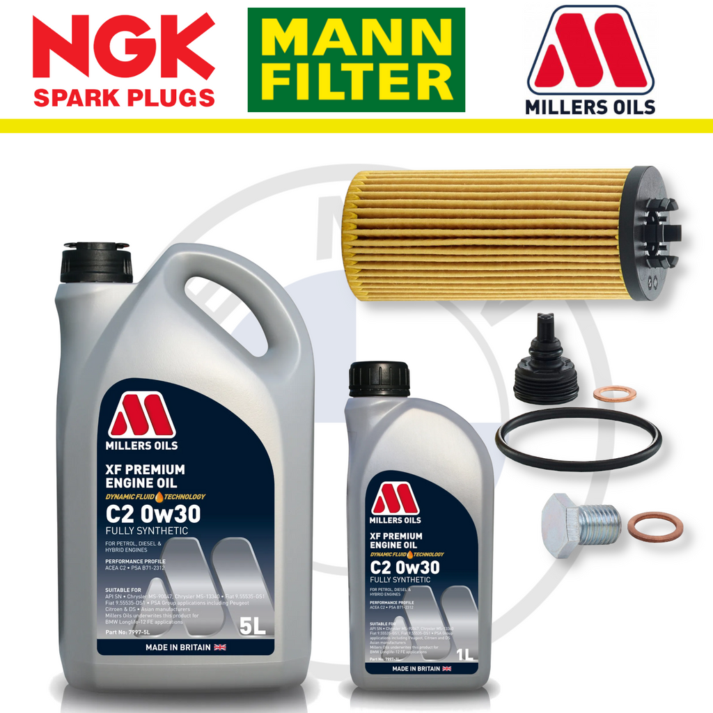 BMW 128ti M135i M235i B48 F40 F44 Home Service Pack - Millers Oil Premium