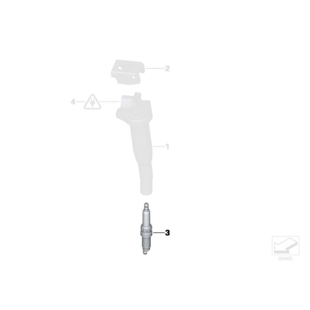 Bougies d'allumage BMW d'origine - BMW N55 335i F30/F31 435i F32/F33