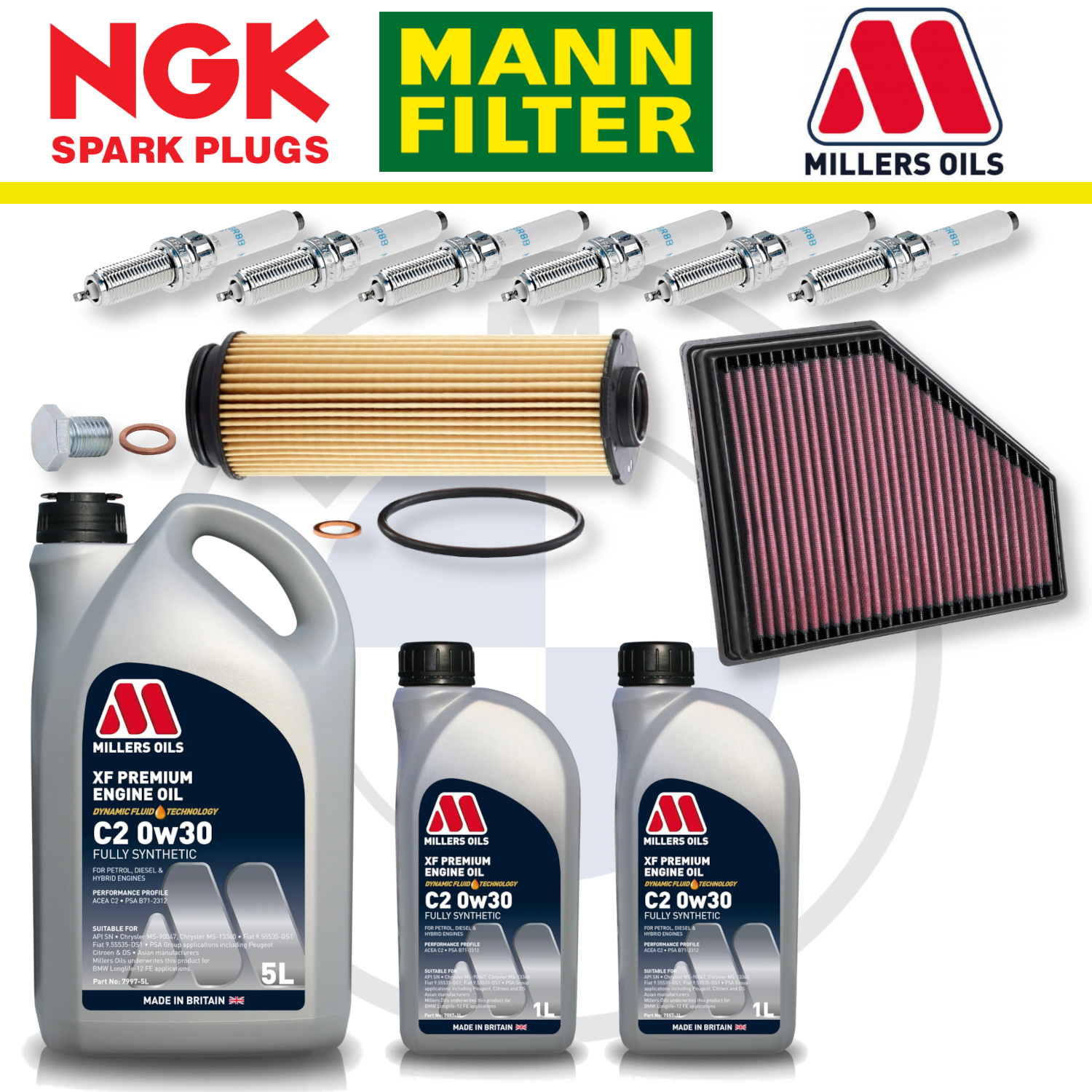 Paquete de servicio a domicilio para BMW Z4 M40i B58 G29 - Millers Oil Premium