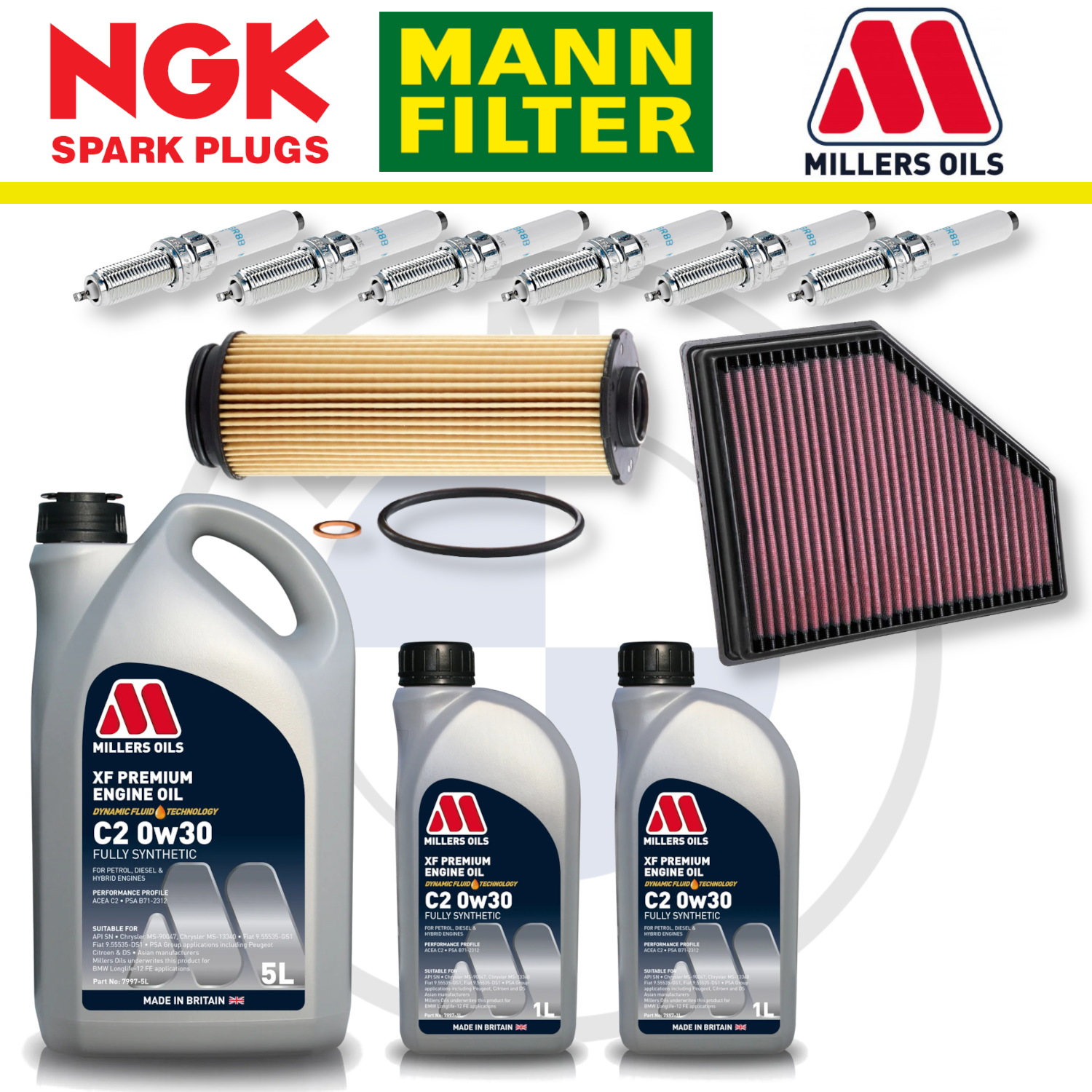 BMW M240i M340i M440i B58 G20 G22 G42 Home Service Pack - Millers Oil Premium