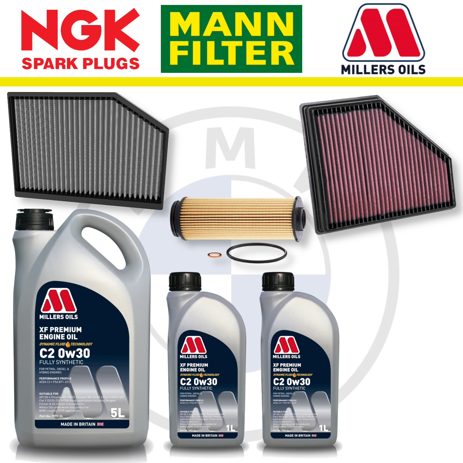 BMW M240i M340i M440i B58 G20 G22 G42 Home Service Pack - Millers Oil Premium