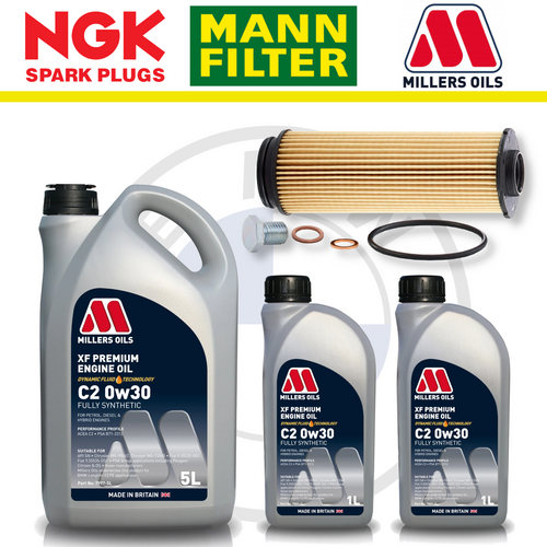 Pack d'entretien à domicile pour BMW M240i, M340i, M440i, B58, G20, G22, G42 - Millers Oil Premium