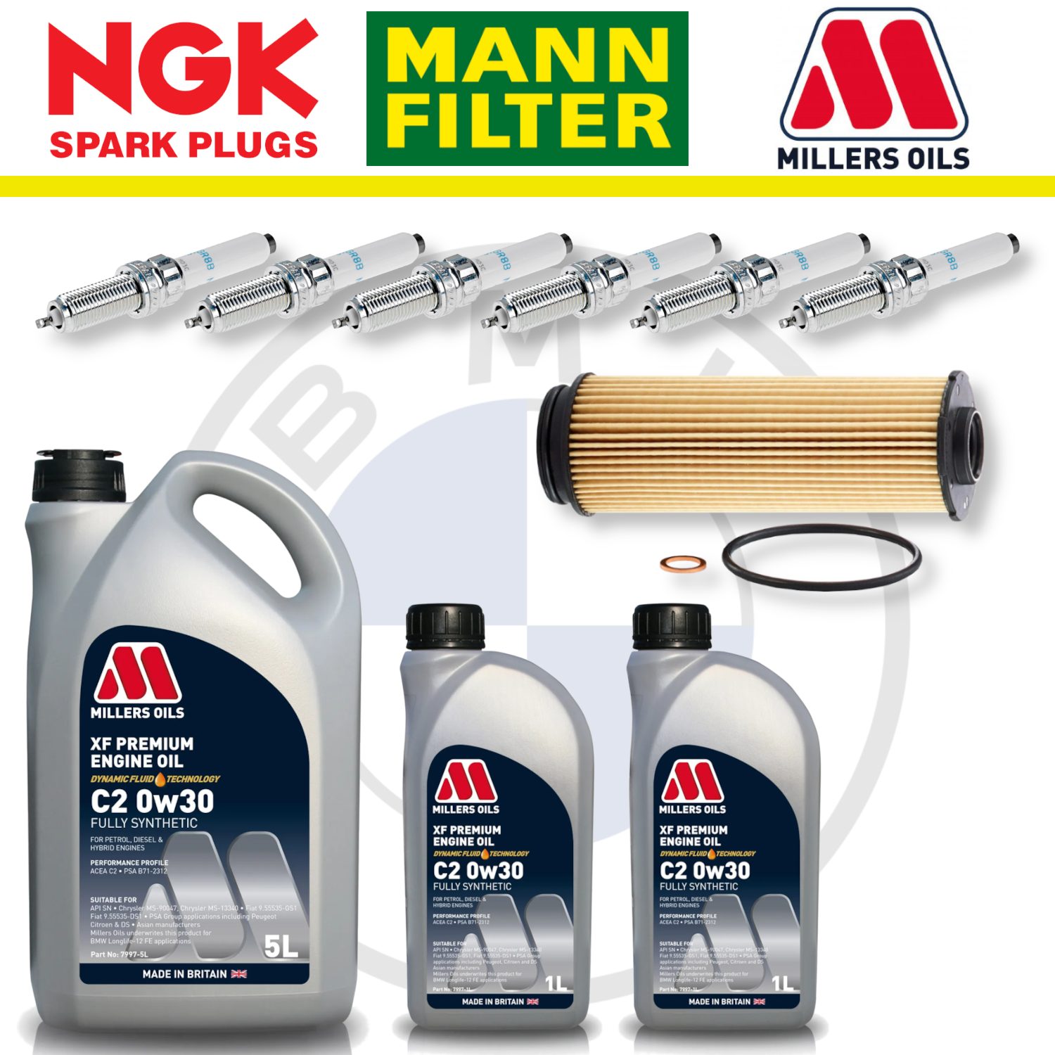 BMW M240i M340i M440i B58 G20 G22 G42 Home Service Pack - Millers Oil Premium