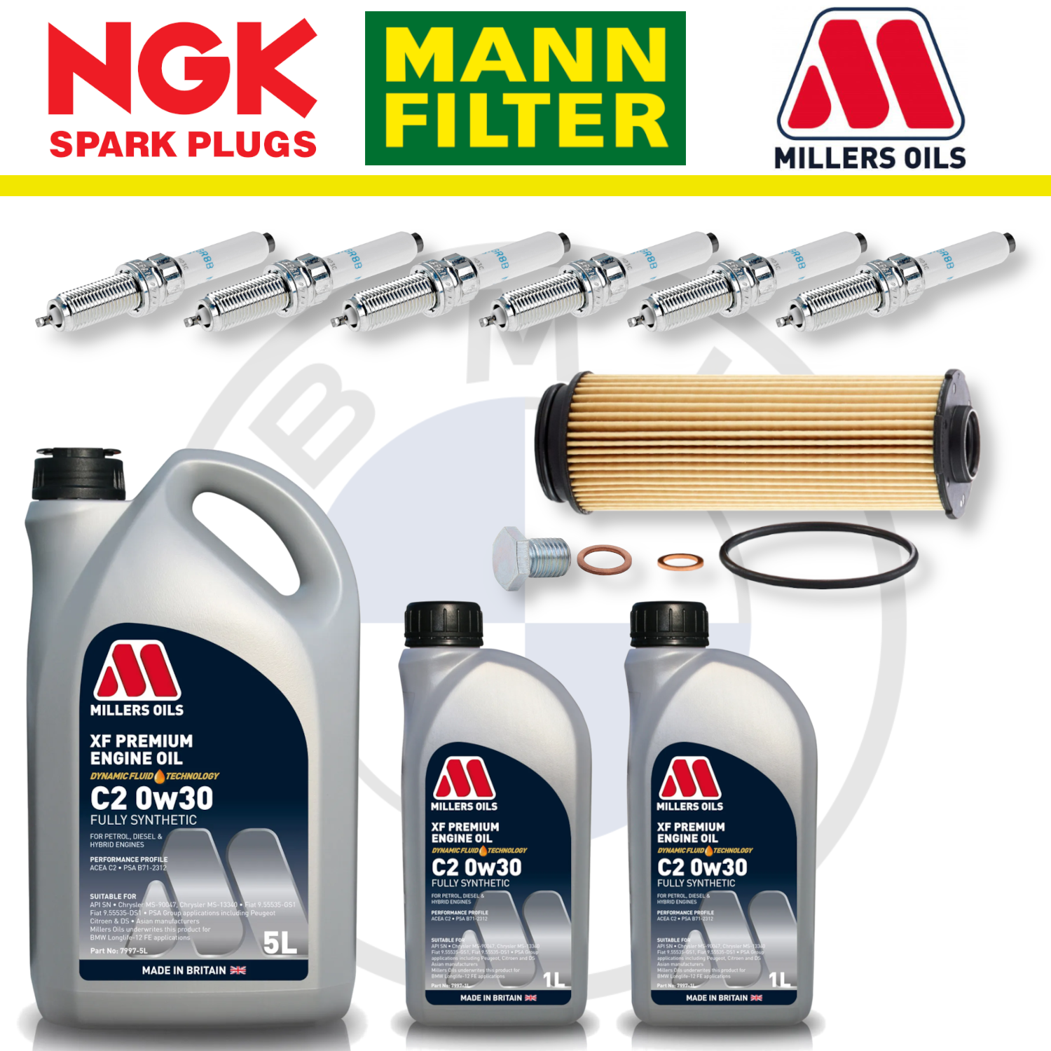 Paquete de servicio a domicilio para BMW Z4 M40i B58 G29 - Millers Oil Premium