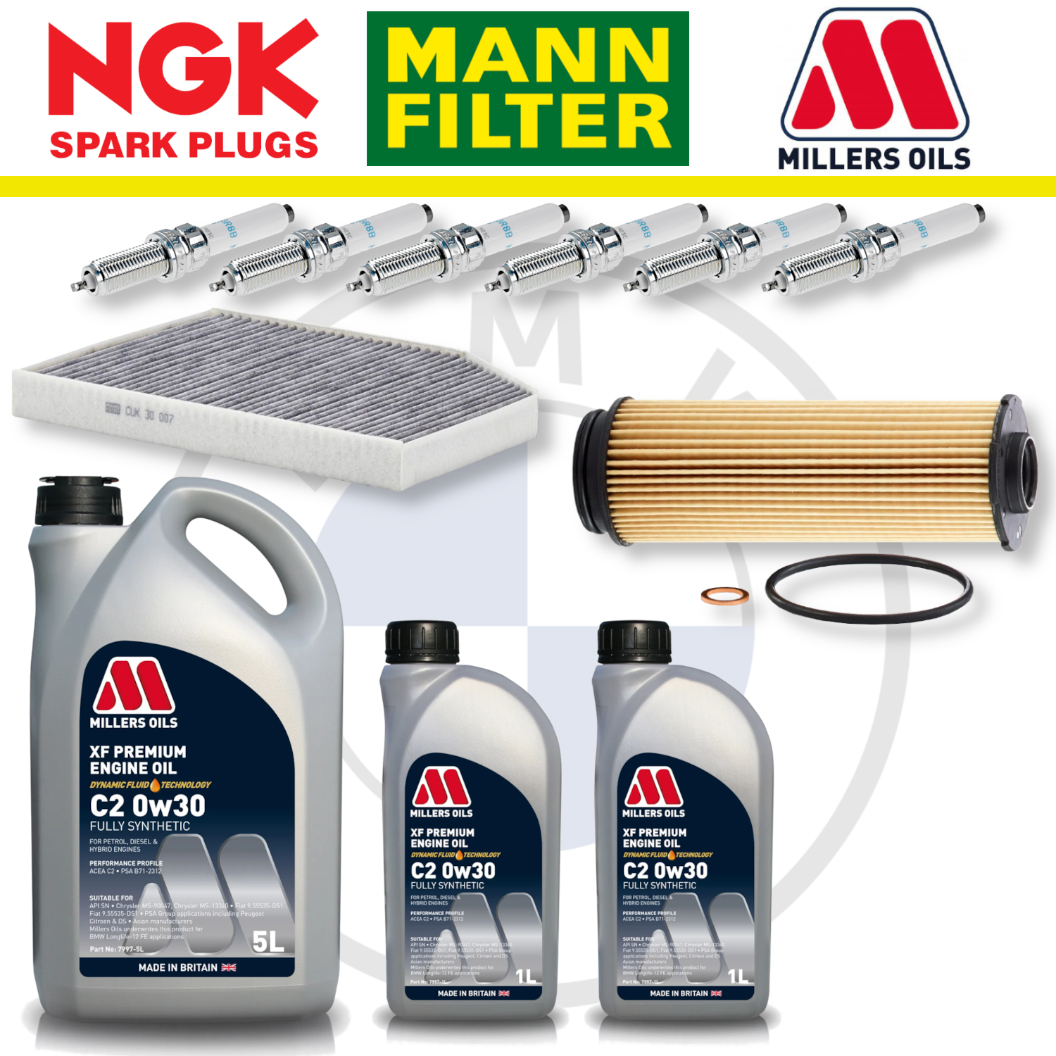 BMW M240i M340i M440i B58 G20 G22 G42 Home Service Pack - Millers Oil Premium