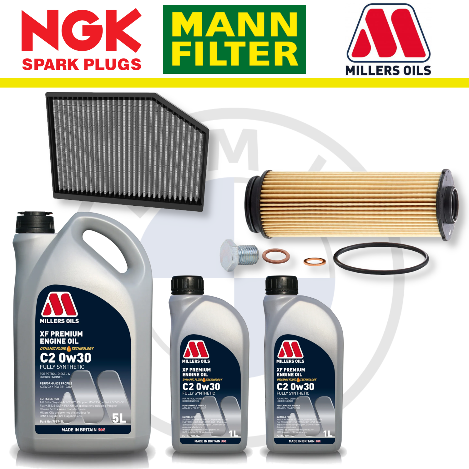 Paquete de servicio a domicilio para BMW Z4 M40i B58 G29 - Millers Oil Premium