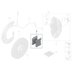 Genuine BMW Front Brake Pads - BMW Z4 M40i G29