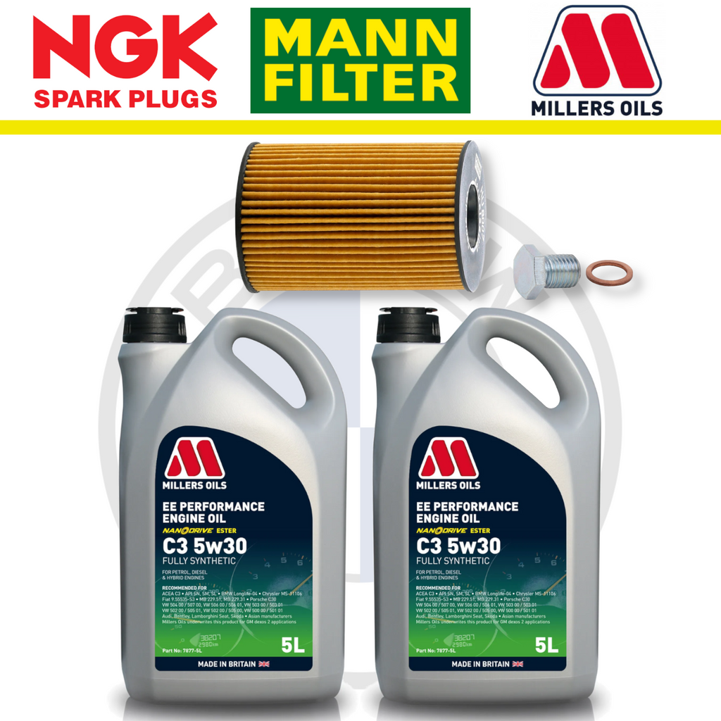 Paquete de servicio a domicilio para BMW M5, M6, S63, F10 y F12 - Millers Oil Premium