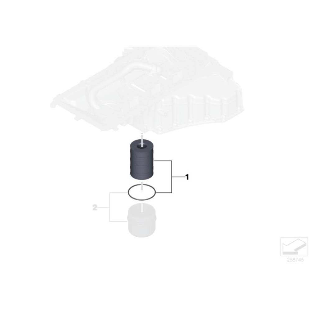 Genuine BMW Oil Filter - BMW S63 M5 F90 M5 F91/F92/F93