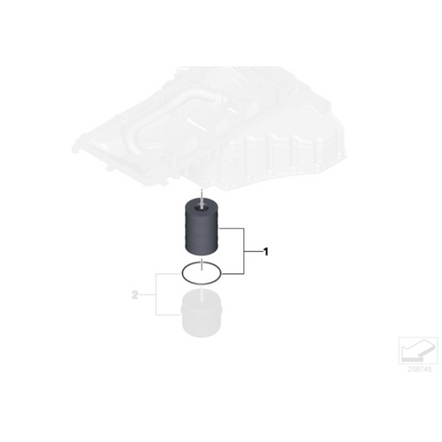 Filtre à huile BMW d'origine - BMW S63 M5 F90 M5 F91/F92/F93