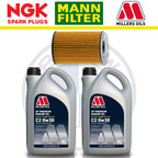 Paquete de servicio a domicilio para BMW M140i, M240i, B58, F20 y F22 - Millers Oil Premium