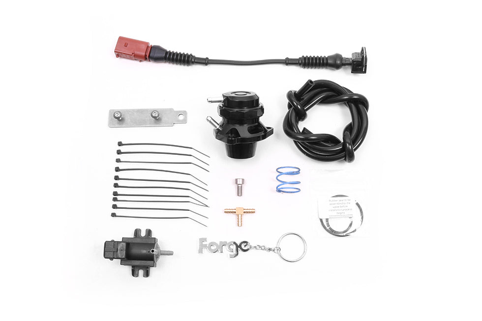 Forge Motorsport Recirculation Valve and Kit for Audi and VW 1.8 and 2.0 TSI/TFSI
