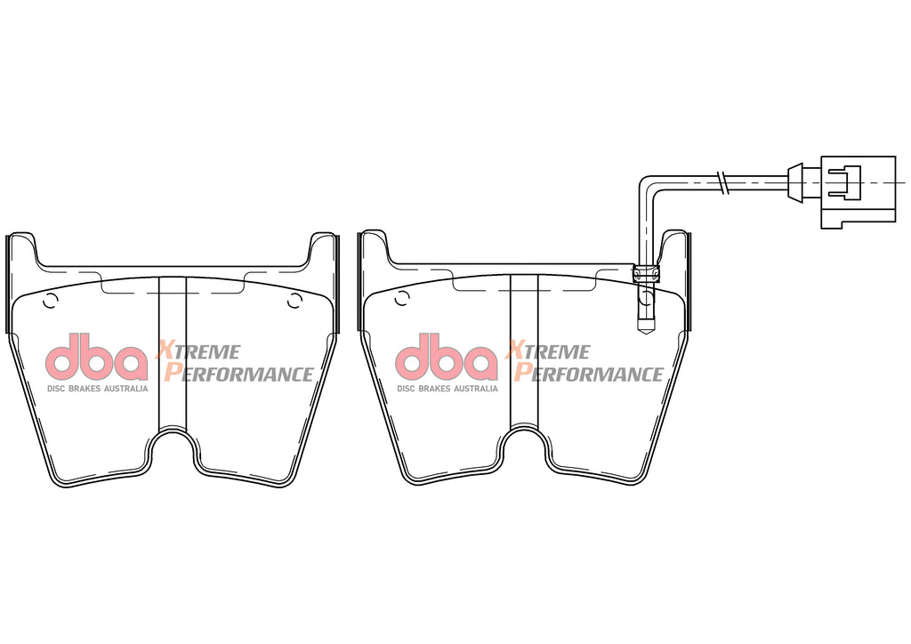 Pastillas de freno delanteras DBA Xtreme Performance - Audi RS3 8V