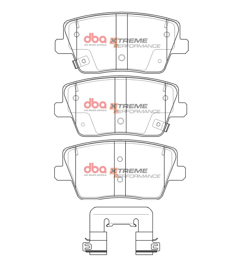 DBA Xtreme Performance Rear Brake Pads - Hyundai i30N