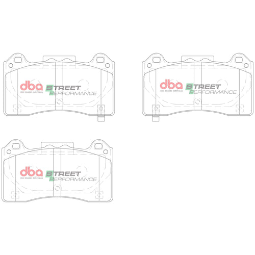 DBA Street Performance Front Brake Pads - Ford Focus RS Mk3