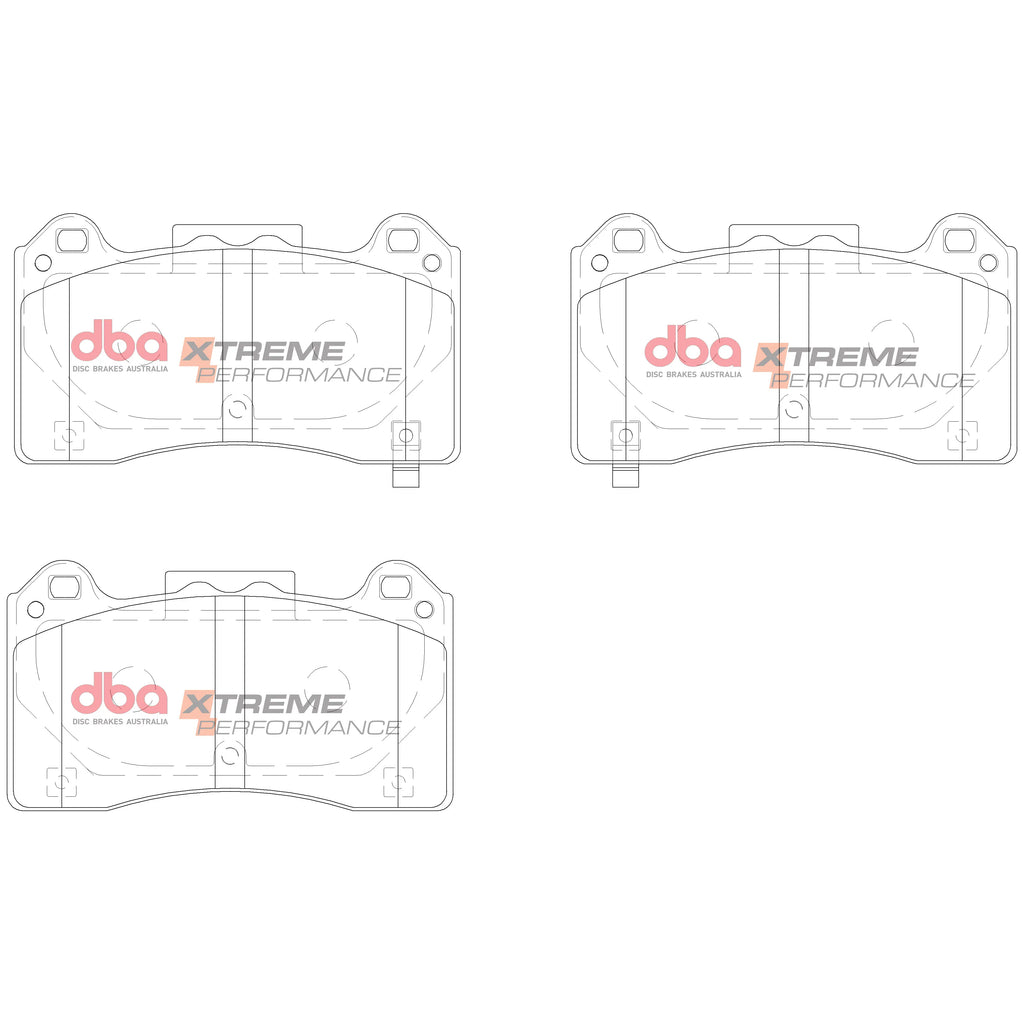 DBA Xtreme Performance Front Brake Pads - Ford Focus RS Mk3
