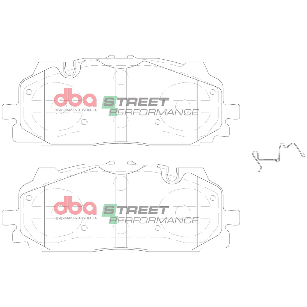 DBA Street Performance Front Brake Pads - Audi RSQ3 F3