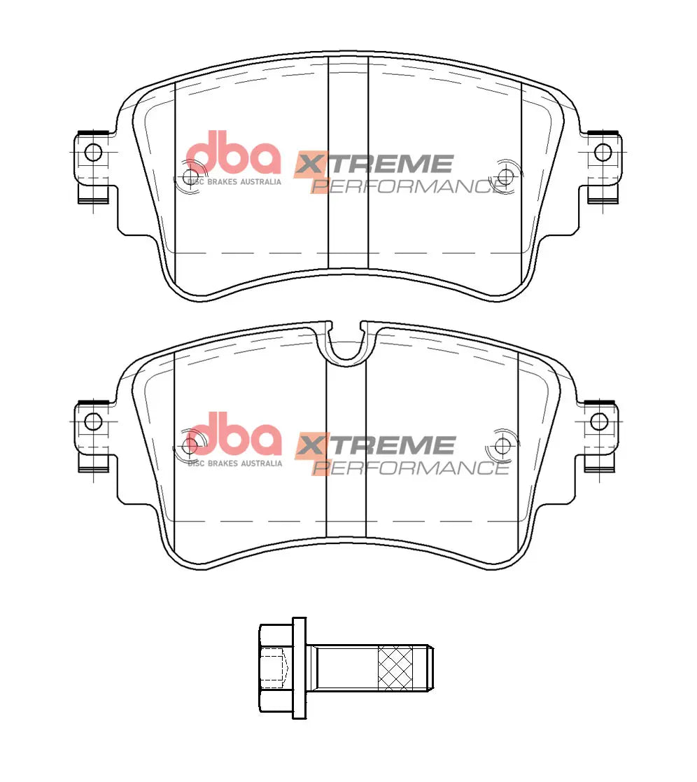 DBA Xtreme Performance Rear Brake Pads - Audi S4/S5 B9