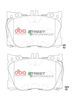 DBA Street Performance Front Brake Pads - Mercedes C43 AMG W205