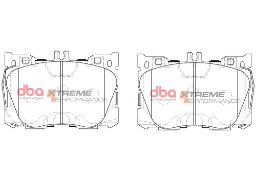 DBA Xtreme Performance Front Brake Pads - Mercedes C43 AMG W205