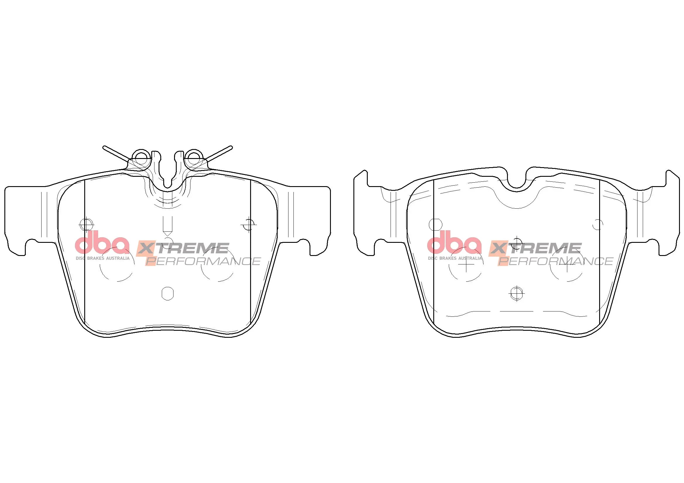 DBA Xtreme Performance Rear Brake Pads - Mercedes C43 AMG W205