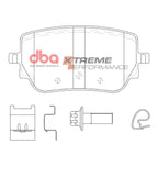 Pastillas de freno traseras DBA Xtreme Performance - Mercedes A45 W177 y CLA45 C118