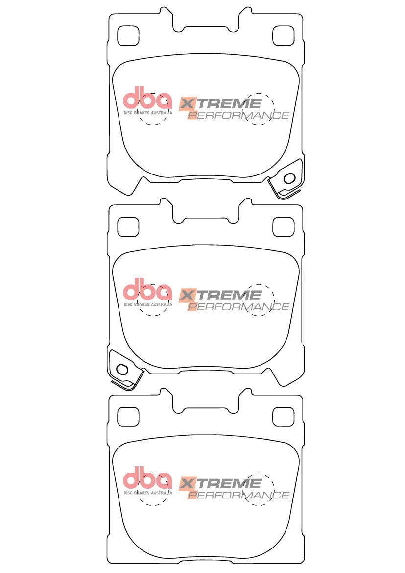 DBA Xtreme Performance Rear Brake Pads - Toyota GR Yaris + Corolla
