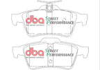 DBA Street Performance Rear Brake Pads - Ford Focus ST Mk2