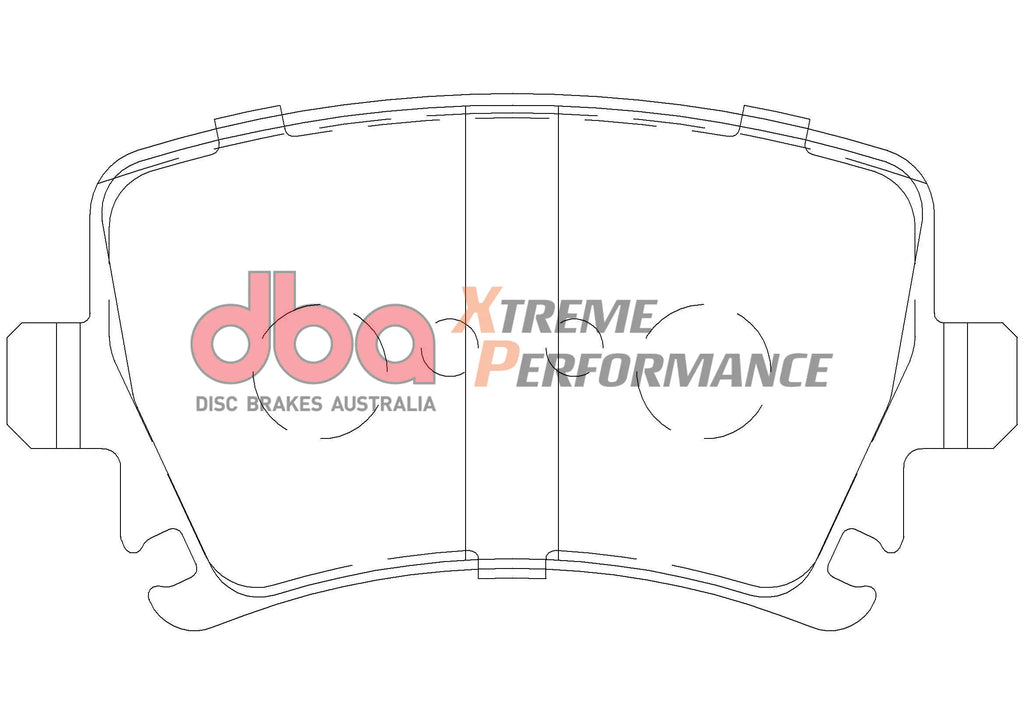 DBA Xtreme Performance Rear Brake Pads - Audi TTS 8J